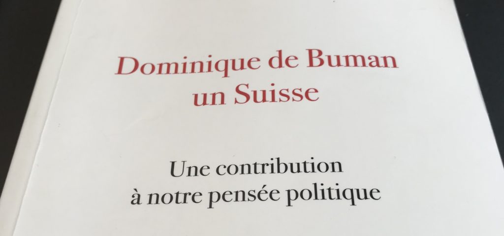 «Dominique de Buman, ein Schweizer»