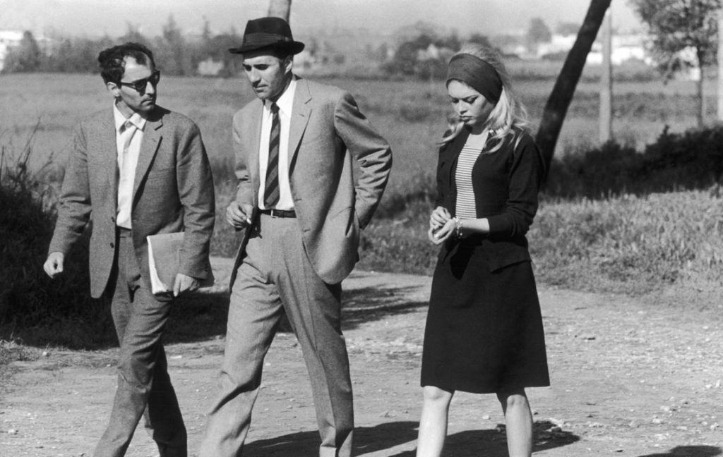 «Le Mépris» et Michel Piccoli qui déambule