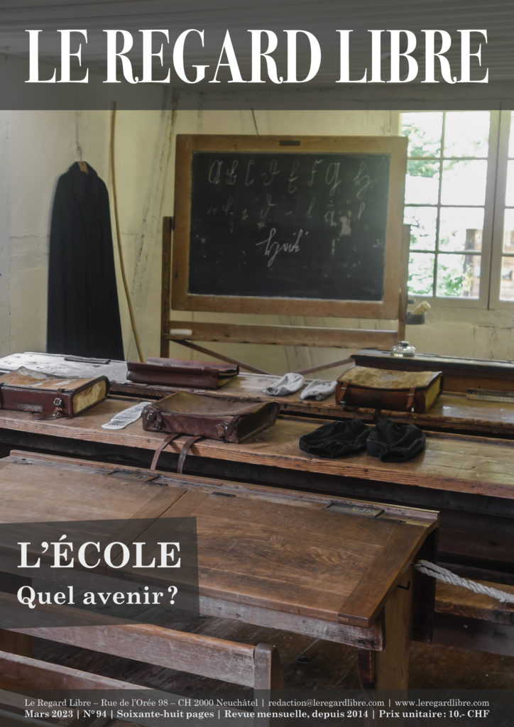 Le Regard Libre N°94 | Dossier ECOLE