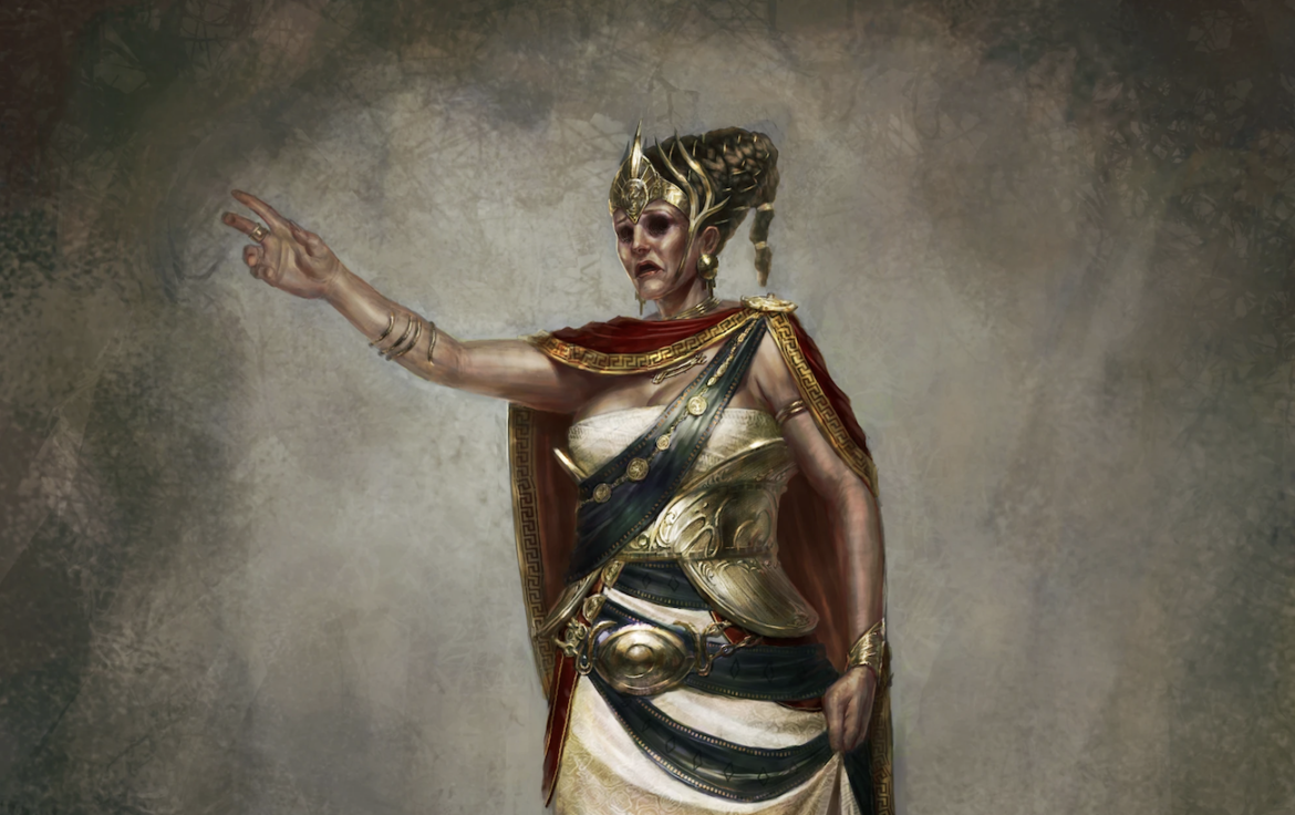 La déesse grecque de la vérité, Alètheia, dans le jeu vidéo «God of war» © DR.webp