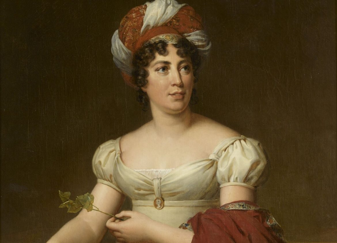Portrait de Madame de Staël par Marie-Eléonore Godefroid