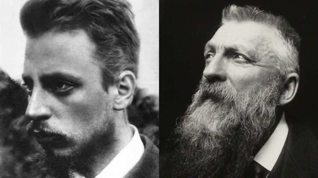 Rilke und Rodin, zwei Genies